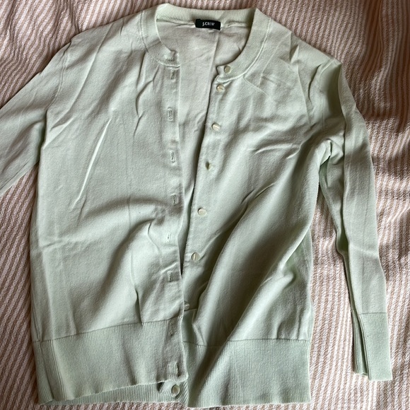 J crew cardigan light green size XXS - Picture 2 of 5